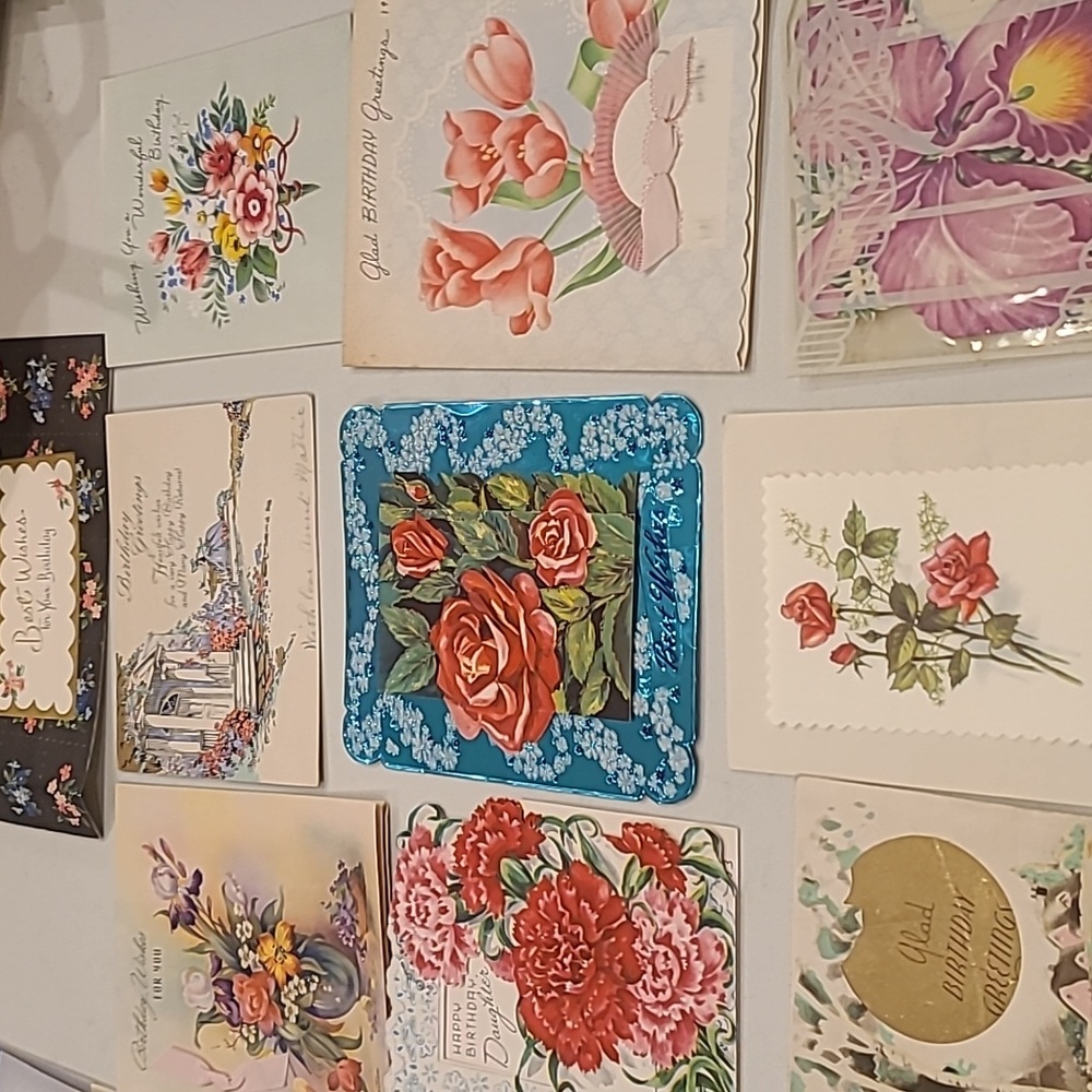 Vintage Birthday Card Bundle